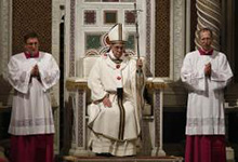 Papa Francisco tomou posse da cátedra romana