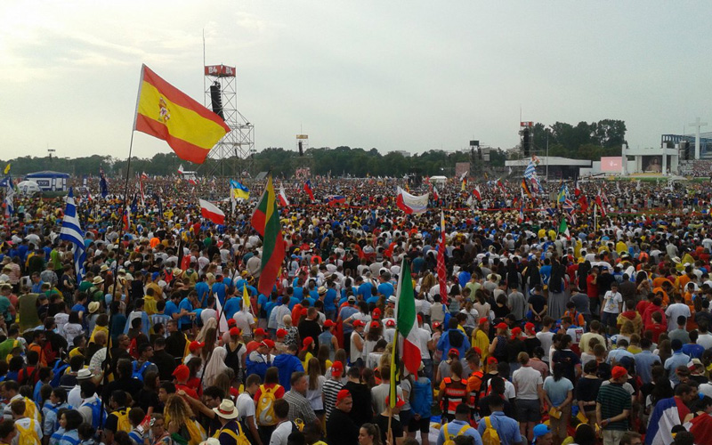 Centenas de milhares no arranque da festa mundial dos jovens católicos